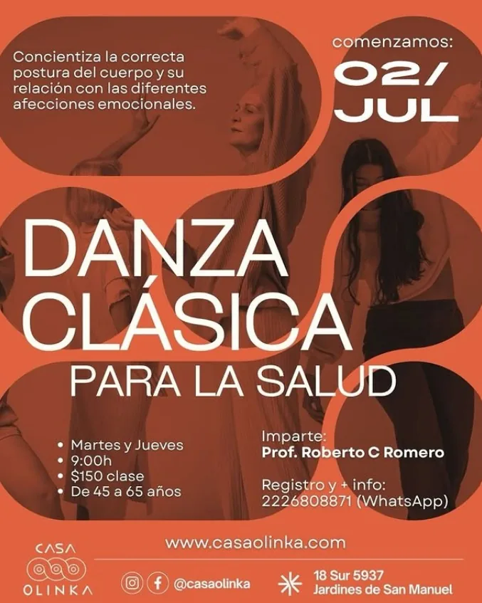 Cartel del Taller de Danza Clásica